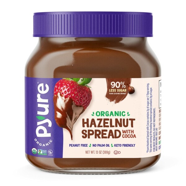 Organic Chocolate Hazelnut Spread 90 Less Sugar
