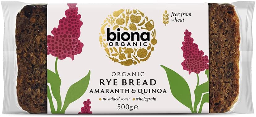 Biona Organic Rye Bread Amaranth Quinoa 500g