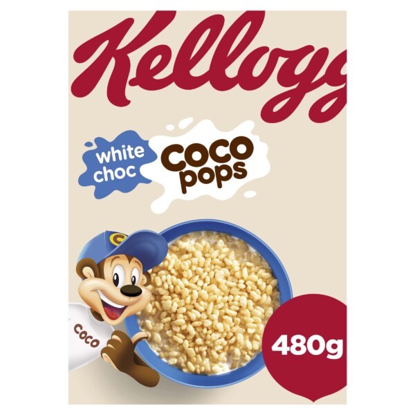 Kelloggs White Choc Coco Pops Cereal 480g