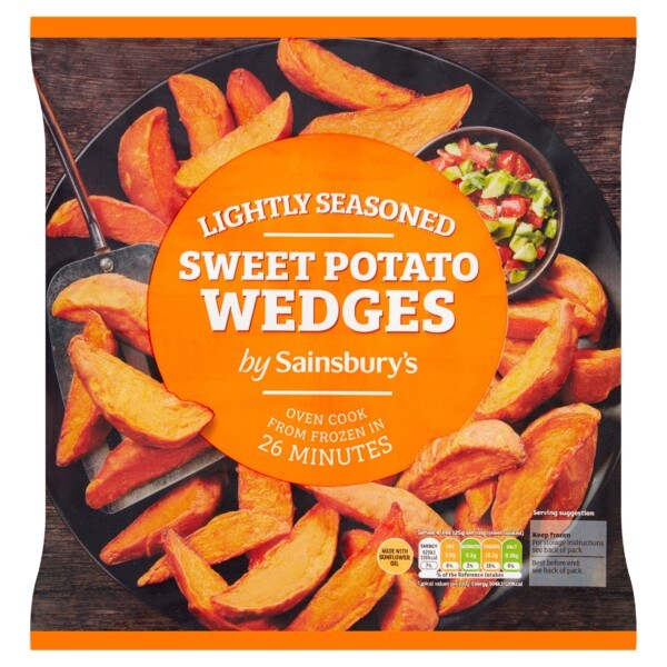 Sainsburys Sweet Potato Wedges 500g