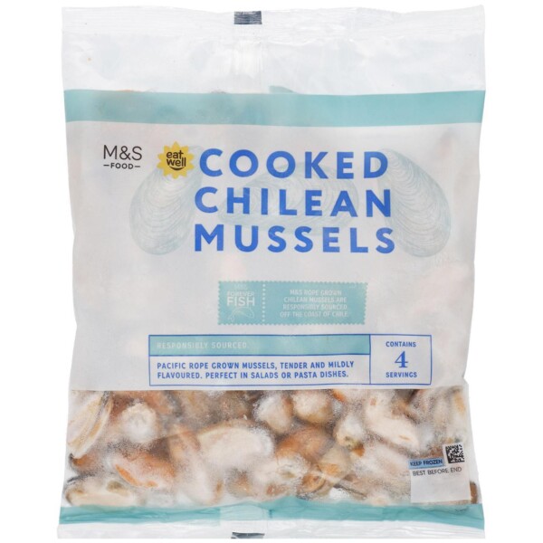 MS Cooked Chilean Mussels Frozen